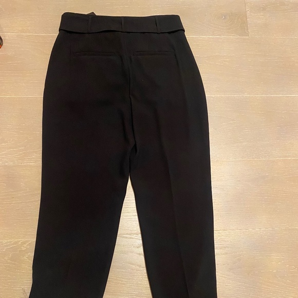 RW & CO black dress pants with self belt in size 4 - Picture 3 of 10